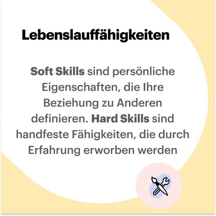 Der Unterschied zwischen Hard- und Soft Skills für die Fähigkeiten im Lebenslauf